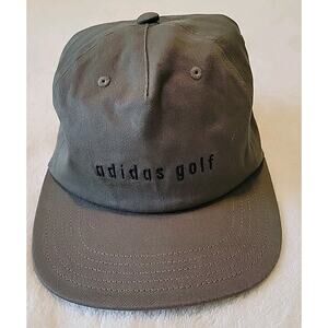 New Adidas Golf Clutch Hat Adjustable Back Strap Cap Olive Strata Green